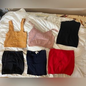 Lot of 6 summer tops!